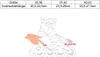 A size chart for roller skates with an illustration of a hand pointing to a size adjustment mechanism on a roller skate. Produktbild-Vorschau