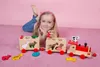Bino Drewniany pociąg ze zwierzętami z zoo Podgląd zdjęcia produktu 5