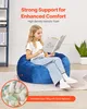 SucceBuy Sitzsack, rund, 3 Fuß, abnehmbarer und waschbarer Produktbild-Vorschau 4
