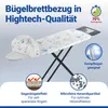 WENKO Bügelbrettbezug Floral Blau 130x50 Bügelbrett Produktbild-Vorschau 2