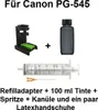 Befülladapter + 100 ml INK-MATE Refill-Tinte black für Produktbild-Vorschau 1