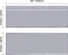 Two views of a gray insulated cover for an air conditioner exhaust hose. Anteprima dell’immagine prodotto