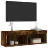vidaXL TV-Schrank mit LED-Leuchten Räuchereiche 100x30x30 Produktbild-Vorschau 6