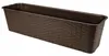 Brauner Rattan-Balkonkasten 60 cm Produktbild-Vorschau 1