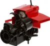 A close-up, angled view of a red and black coffee machine brewing unit against a white background. Produktbild-Vorschau