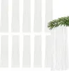 com-four® 10x Lametta - weiße Lametta Girlande für Produktbild-Vorschau 1