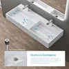 doporro Lavabo doppio Sospeso Lavabo da Appoggio Anteprima dell’immagine prodotto 3