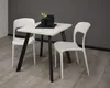 Bistrotisch Eirene 70x70x75 schwarz matt/weiß matt lack Produktbild-Vorschau 2