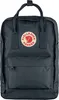 A product shot of a dark gray backpack. Produktbild-Vorschau