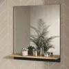 Kúpeľňové zrkadlo Vicco Marelle Antracit/Artisan 60 x 67 cm Náhľad obrázku produktu 5