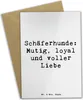 Mr. & Mrs. Panda jubiläumskarte Spruch Schäferhunde Produktbild-Vorschau 1