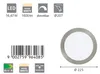 Eglo Fueva LED 22,5cm Einbaulampe Einbauleuchte Leuchten Produktbild-Vorschau 6