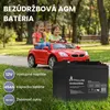 Extralink AGM batéria 12V 45Ah, bezúdržbová VRLA, čierna Náhľad obrázku produktu 6