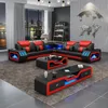 Ecksofa Polster Ecksofa L Form Couchtisch Sideboard Produktbild-Vorschau 2