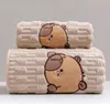 2er Set Badehandtücher für Kinder – Capybara – 70×140 cm + Produktbild-Vorschau 9