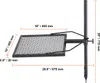VEVOR Grill obrotowy z rożnem stalowy 405 x 405 mm, grill Podgląd zdjęcia produktu 8