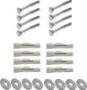 Schrauben- & Dübelset (8x Schrauben + 8x Unterlegscheibe + Produktbild-Vorschau 1