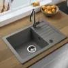 LINDBERGH® Granitspüle Grau "SIM33" inkl. Siphon Produktbild-Vorschau 1