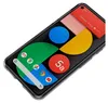A close-up shot of a smartphone with a colorful wallpaper and app icons. Produktbild-Vorschau