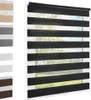 Doppelrollo Klemmfix Standardmaß : 65 : Schwarz : 220 Produktbild-Vorschau 1