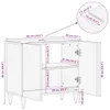 vidaXL Vanity unit 62x33x58 cm masívne drevo mango Náhľad obrázku produktu 7