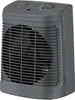 A gray Rowenta electric heater is shown against a light gray background. Voir les images du produit