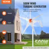 500 W turbina eolica 12 V generatore eolico a 5 pale con Anteprima dell’immagine prodotto 2