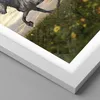 Gerahmtes Poster - Weißer Rahmen - Pferd Tier Wiese - 70x50 Produktbild-Vorschau 2