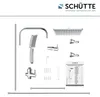 Système de douche SCHÜTTE MALLORCA, douche de pluie sans Voir les images du produit 28