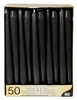 PAPSTAR  10392 PAPSTAR Leuchterkerzen, 22 mm, schwarz, 50er Podgląd zdjęcia produktu 1