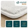 VOUNOT® Weicher Kurzflor Teppich Wohnzimmer mit Produktbild-Vorschau 4