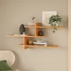 LUNOR Genoa – Wandplank – Bamboe kleur – 123 x 55 x 22 cm Productafbeelding-voorbeeld 2