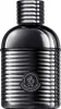 A black and silver bottle of Moncler Moncler Sunrise for Men EDP 60 ml. Voir les images du produit