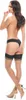 KOTEK calze autoreggenti H032 nocciola-nero S/M Anteprima dell’immagine prodotto 5