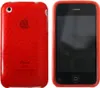 housse 3D en silicone Gel Skin rouge pour Apple iPhone Voir les images du produit 1