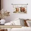 MuchoWow® Wandteppich Wandbehang Scottish Hochlandrind - Produktbild-Vorschau 2