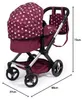 Carrozzina Xeo combi bordeaux stars Anteprima dell’immagine prodotto 8