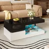 Sweiko Moderner Couchtisch mit LED-Ambientebeleuchtung, Produktbild-Vorschau 2
