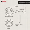 DOMINO Türgriff Drückergarnitur WC -Badezimmer Set | Produktbild-Vorschau 7