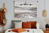 MuchoWow® Wandteppich Wandbehang Flugzeug - Luft - Schwarz Produktbild-Vorschau 4