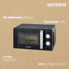 SEVERIN Mikrowelle MW 7781 mit Grillfunktion schwarz/silber Produktbild-Vorschau 9