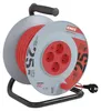 PVC Kabeltrommel – 4 Steckdosen, 25m, 2,5mm2 SCHUKO Produktbild-Vorschau