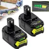 2 Packungen Akku Ersatzakku für Ryobi, akku Lithium-Lonen Produktbild-Vorschau 1