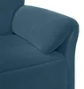 Canapé 1 place vidaXL bleu 88 x 83 x 95 cm en velours Voir les images du produit 6