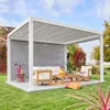 sweeek - Markise 4m für Pergola Triomphe 3x4m - Weiß Produktbild-Vorschau 4