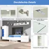 TV Wohnwand Set 3-teilig,Hochglanz TV Wohnzimmermöbel-Set Produktbild-Vorschau 4