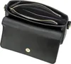 A black Valentino Bags bodybag with the flap open, showing the interior compartments. Produktbild-Vorschau
