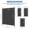 LEADZM Tenda da sole verticale a molla, dimensioni Anteprima dell’immagine prodotto 3