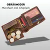 Herren-Geldbörse aus echtem Leder – Mit Reißverschlussfach Produktbild-Vorschau 6