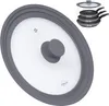 STONELINE 14330, Rund, Grau, Transparent, Glas, Silikon, Produktbild-Vorschau 1
